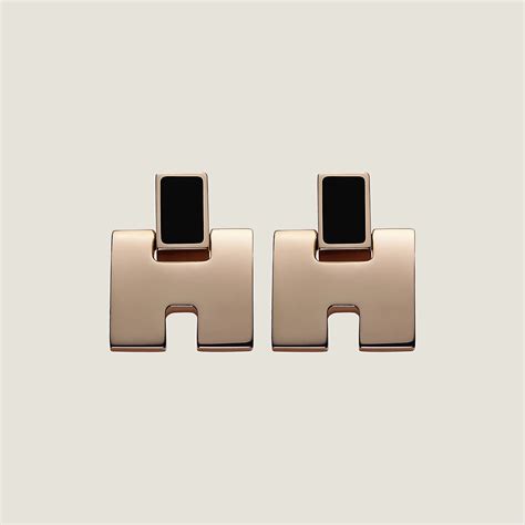 hermes eileen earrings|Hermes leather earrings.